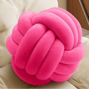 Pink Knot Pillow